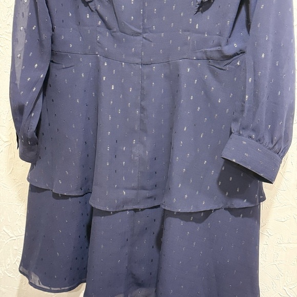 Express Navy Midi Dress - Picture 3 of 5